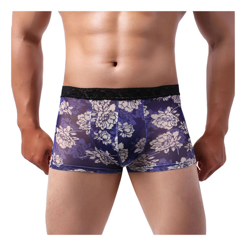 Calcinhas Masculinas X, Estampadas, De Renda Transparente, R