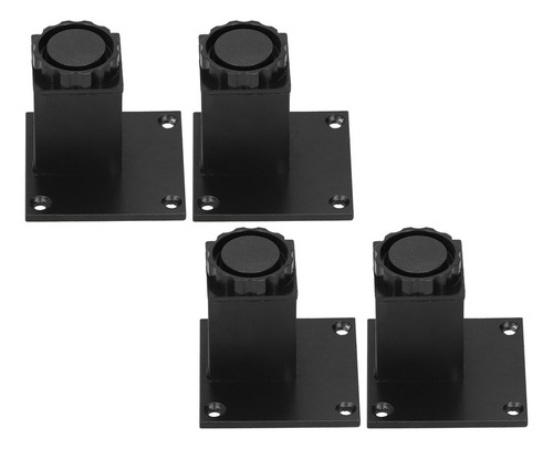 . 4 Unids/set Patas De Muebles De Altura Ajustable Aleación