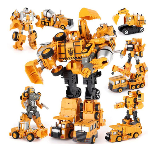 Transformer Vehiculos De Construcción De Metal