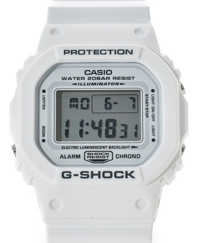 Relógio G Shock Dw 5600 Branco Dw-5600mw Original Lançamento