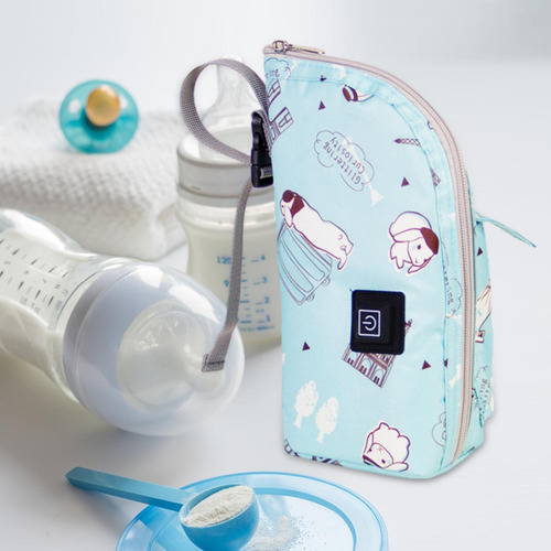 Bolsa Para Biberón Infantil, Calentador De Biberón De Azul