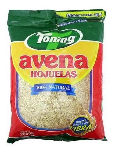 Toning Avena En Hojuela 2 Kg - Kg a $11300