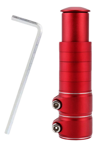 Adaptador De Vástago De Manillar De Rojo 13cmx3.5cm