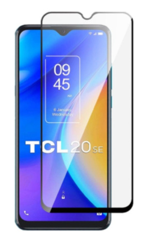 Vidrio Templado 9d Tcl 20 Se Cubre Todo Colocado