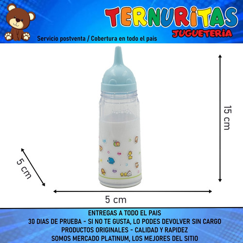 Mamadera Magica Con Chupete Bebote Muñeco Juguete Sb