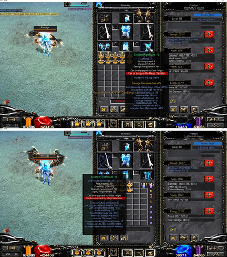 Cuenta Infinity Mu Online S3 Ep1 Full Leyenda Old Staff (Usado)