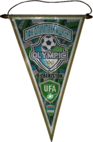 Banderin 37cm Full Color Futbol Uzbekistan Elegir Equipo Pfk Olympic Tashkent Pfk Olympic Tashkent
