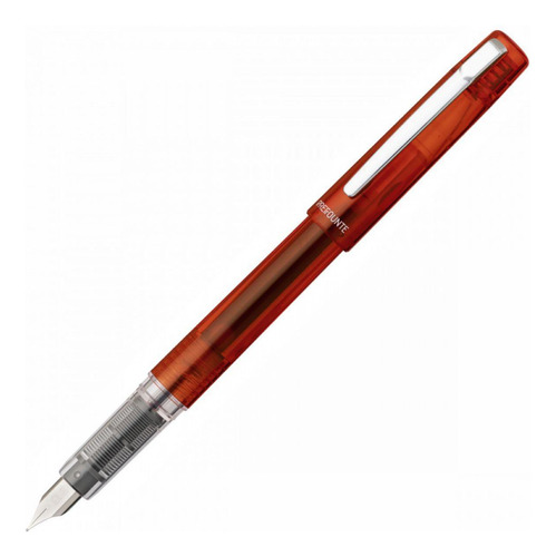 Caneta Tinteiro Platinum Prefounte 03f Vermillion Orange