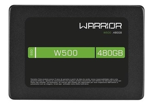 Ssd Gamer 2,5 Pol. 480gb - Warrior W500 - Ss410