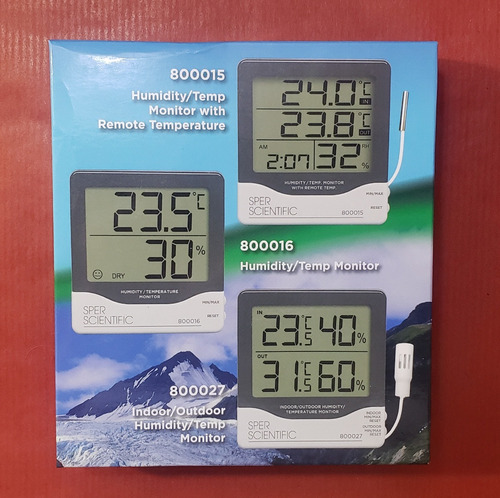 Shiwaki Termómetro Digital Temperatura Humedad Medidor Pantalla LCD