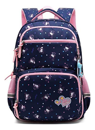 Mochila Escolar Para Niños Y Niñas Con Correa Para El Pecho
