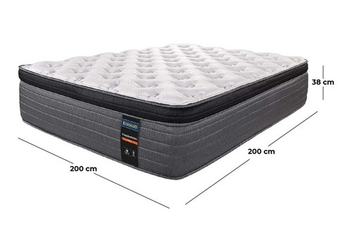 Imagen 5 de 5 de Combo Colchón Eldorado King Therapedik Fime 200 X 200 Cm + C