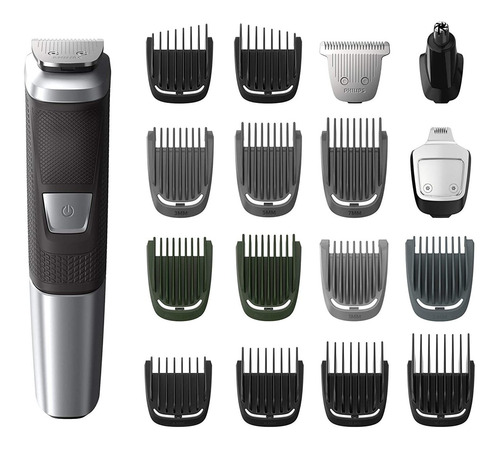 Barbeador Philips Norelco Multigroom 5000 18 Peças Original