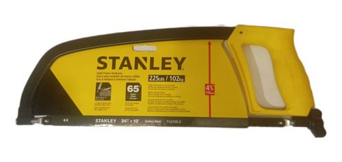 Marco Solido Con Segueta De Acero Al Carbono Marca Stanley