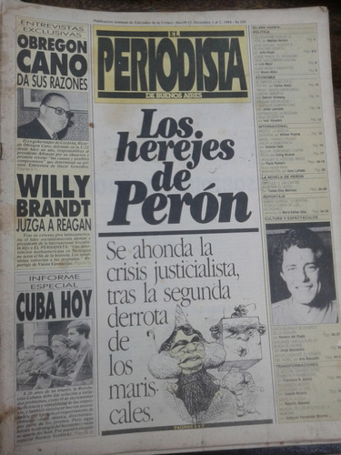 El Periodista De Buenos Aires Nº 12 * Diciembre 1984 *