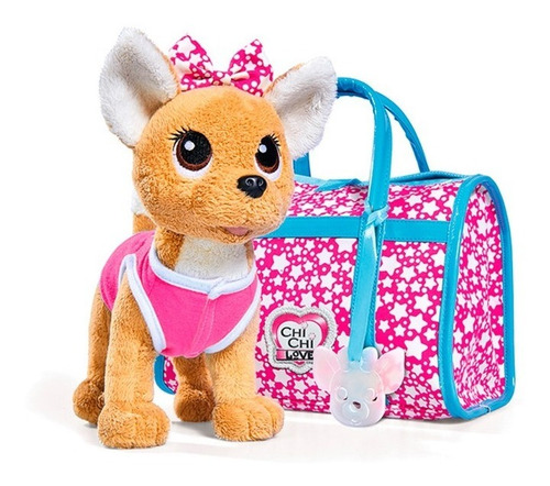 Chichi Love Star Perrito Peluche Con Bolso Shine 3115