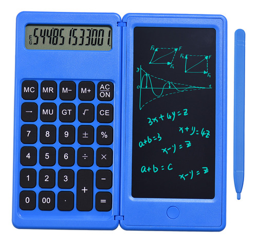 Calculadora Plegable & Tableta Escritura Lcd 6 Dibujo Digit