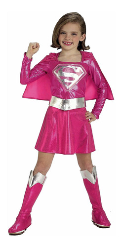 Pink Supergirl Childs Costume Toddler