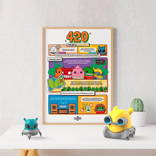 Poster 420 Coleccionable - Cogonauts