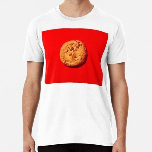 Remera Galleta Con Chispas De Chocolate Rojo Algodon Premium