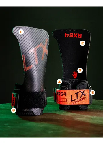 Ltx Powergrip Rx54 - Hand Grip Neoprene 21,5 Cm - 2 Unidades