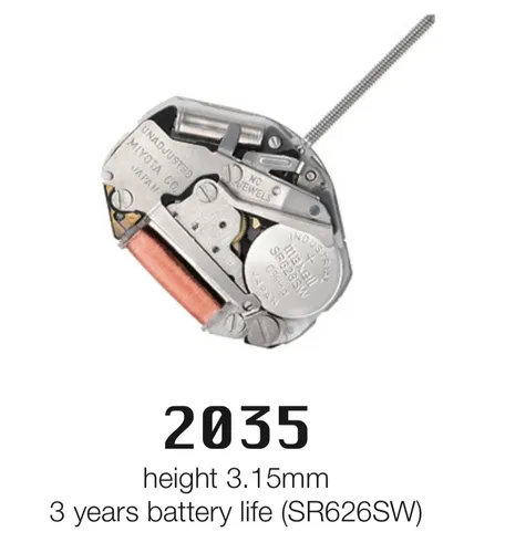 Maquina 2030 Miyota Ref. 2035 X Unidad Incluye Bater a. Cuotas