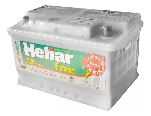 Bateria Heliar 90amp 12v
