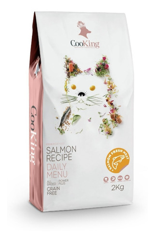 Cooking Alimento Gato Adulto Salmon 2kg Grain Free