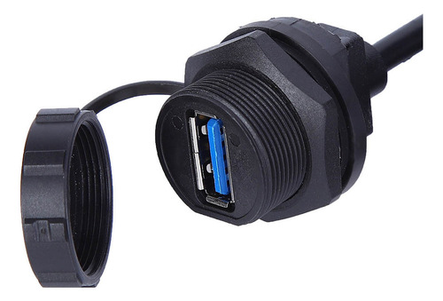 Conector Usb A Prueba De Agua Usb3.0 Hembra Macho, Conector