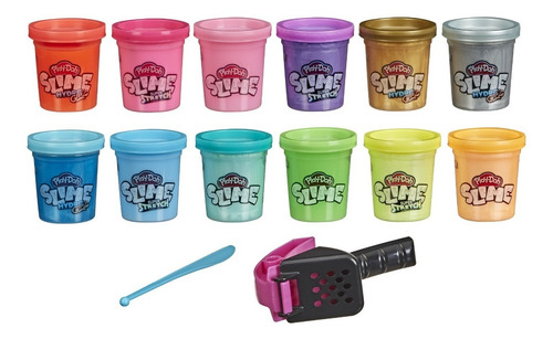 Imagen 3 de 4 de Play Doh Slime; Super Stretch, Y Hydroglitz 12 Colores