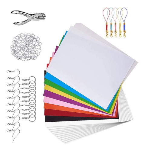 Folhas Termorretráteis Diy Artesanato Com Acessórios