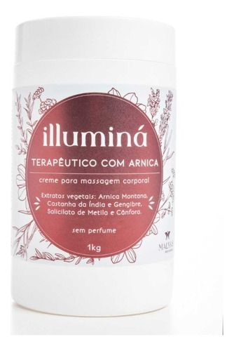 Creme Massagem Terapêutico Muscular Esportiva Relaxante 1kg