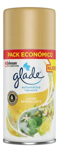 Glade Limón Refrescante Desodorante Ambiente Repuesto 170ml