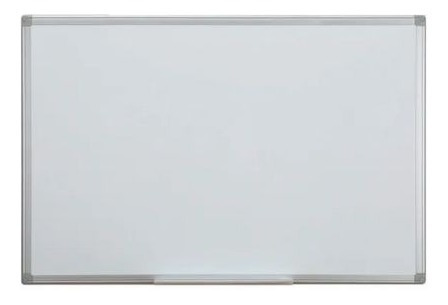 Pizarra Acrílica Blanca 90 X 120cm Marco De Metal