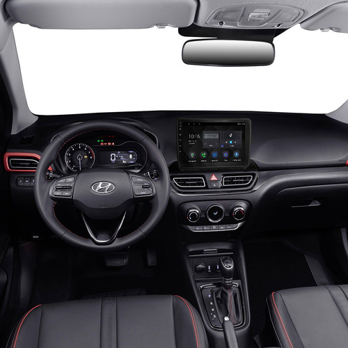 Imagem 2 de 2 de Multimidia Android 10 Navpro Caska 2gb Hyundai Hb20 Carplay