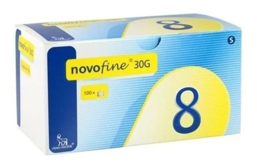 Novofine Agujas 30g X 8 Mm Para Pen Caja 100 Unidades