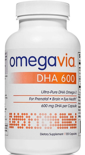 Dha + Omega3 Omegavia 120 Caps - Unidad a $2916