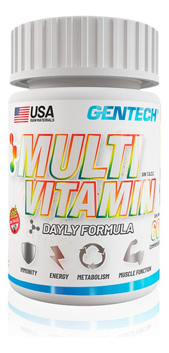 Gentech Multivitamin Proteínas/vitaminas Sin Tacc