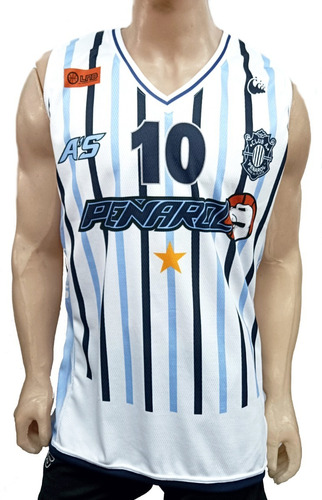 Camiseta De Basquet Peñarol Mdp Retro 04/05 A's