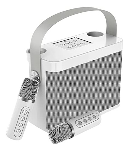 Microfono Vocal  Máquina De Karaoke Con 2 Micrófonos Inalámb