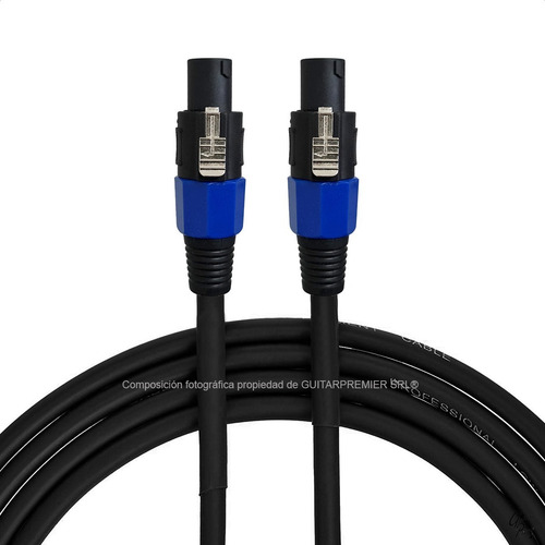 Imagen 4 de 8 de Cable Audio Para Bafle Speakon Reforzado Shimura 10 Metros