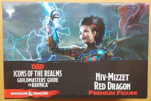 Miniatura De D&d Icons Of The Realms Mtg Niv-mizzet Nueva!!!