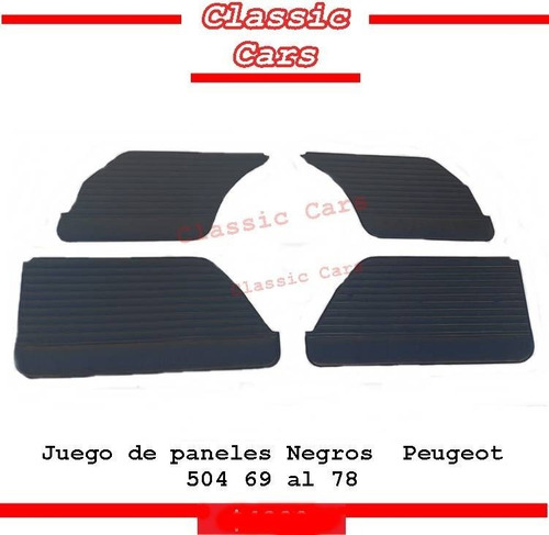 Juego De Paneles De Puerta Peugeot 504 Mod 69 78 !!!