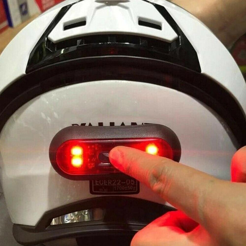 Luz Trasera For Casco De Motocicleta, Lámpara Trasera Modif
