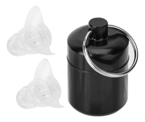 1 Par Tapones Para Oído De Silicona Para Dormir Y Conciertos