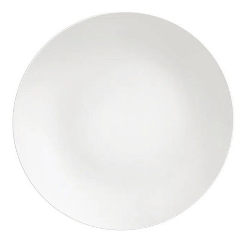 Prato Raso 28cm Porcelana Sophia Tramontina Avulso Cor Branco Branco