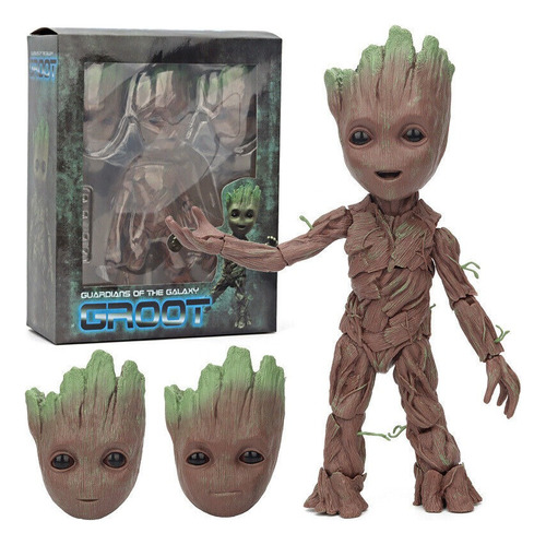 Guardianes De La Galaxia Tree Man Groot Acción Figura Modelo