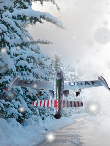 Avión Usa F-84 De La Segunda Guerra Mundial Maquetas Metalizado