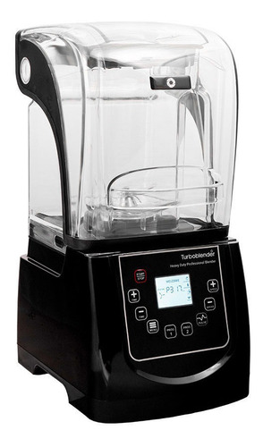 Imagen 2 de 5 de Licuadora Turboblender TB 020 Cover 1.5 L negra con jarra de tritan 220V