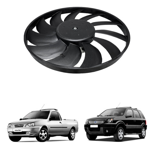 Eletroventilador Ventoinha Ford Courier Fiesta Ecosport 